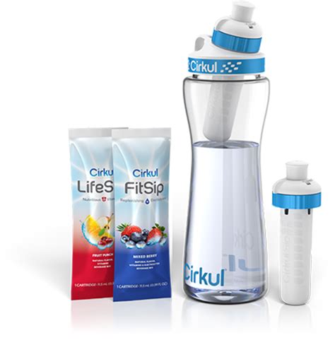 water bottle with flavor dial