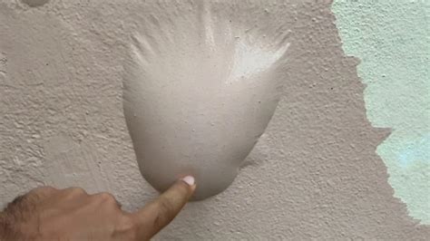 Water Bubble Behind Paint