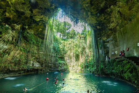 water caves in cancun