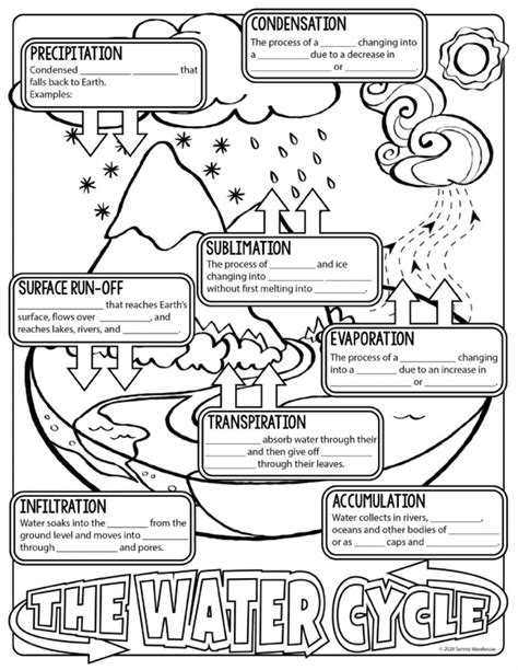 water cycle activity high school