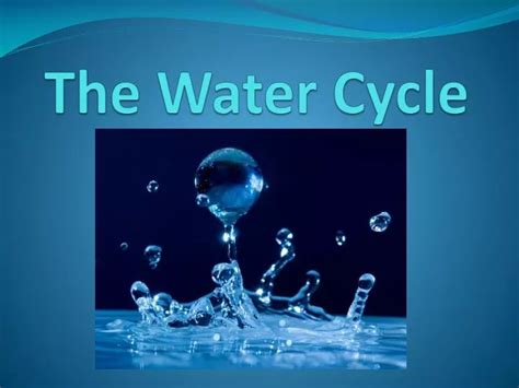 water cycle background powerpoint