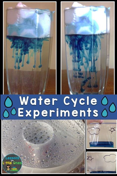 water cycle science experiments