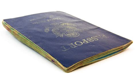 water damage to passport uk