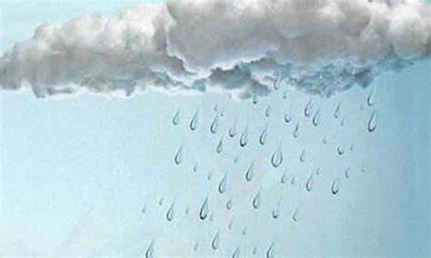 water droplets that fall from the sky