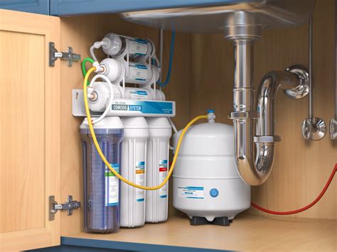 Water Filter System Draining