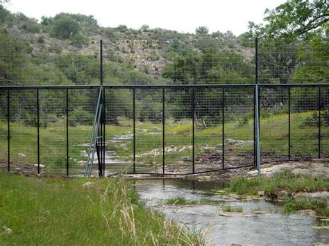 water gap fence