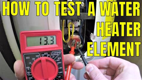 water heater element testing