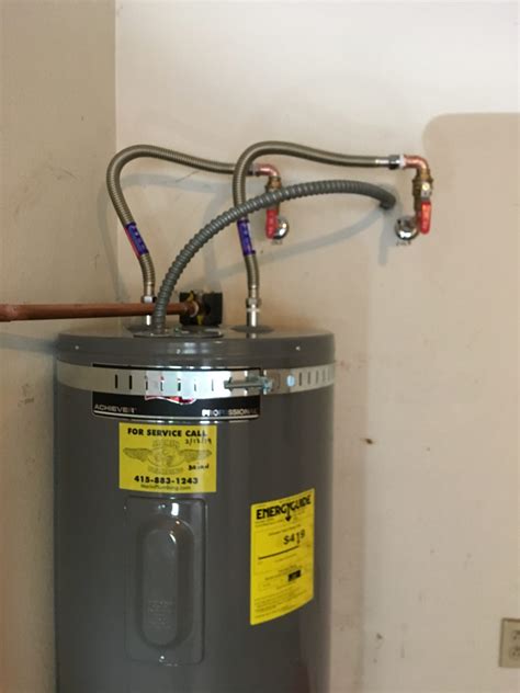 Water heater installation