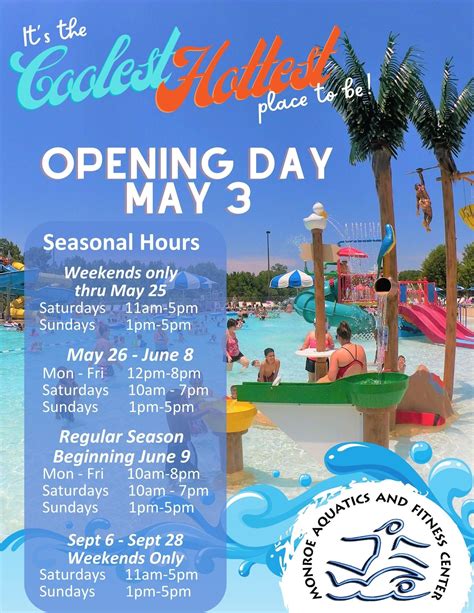 Water Park Hours