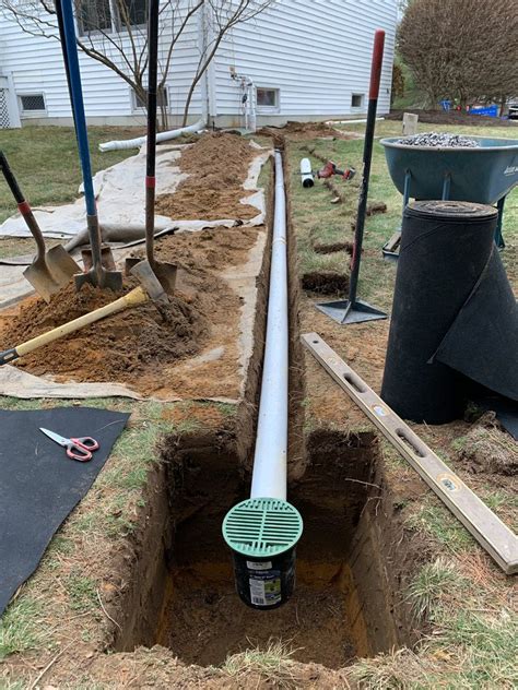 Water Pipe In Yard