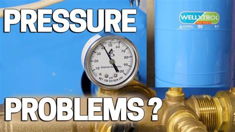 Water Pressure Well Pump Problems