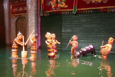 water puppet show