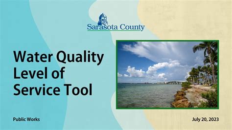 Water Quality Level Of Service
