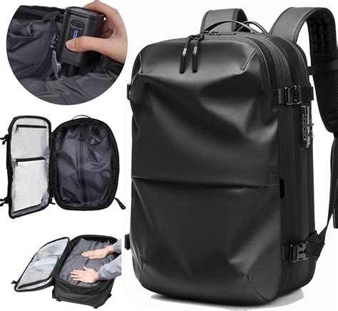 Water Resistant Black Backpack