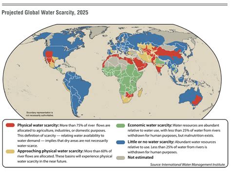 water scarcity by country