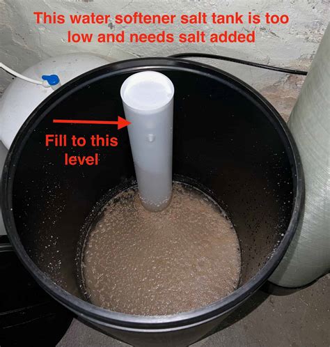 Water Softener Tank Empty