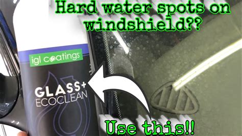 Water Spots Off Windshield