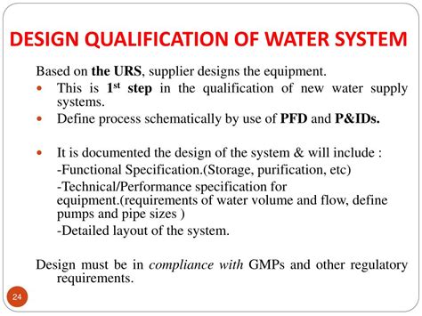 Water System Qualification Ppt