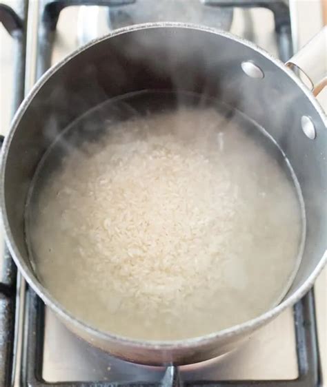 Water When Boiling Rice