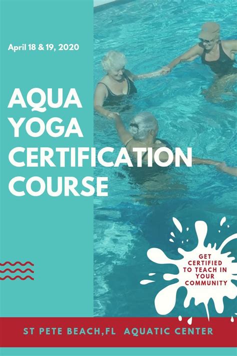 Water Yoga Certification