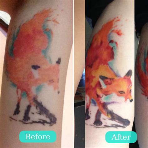 How will watercolor tattoos age? Deanna Wardin