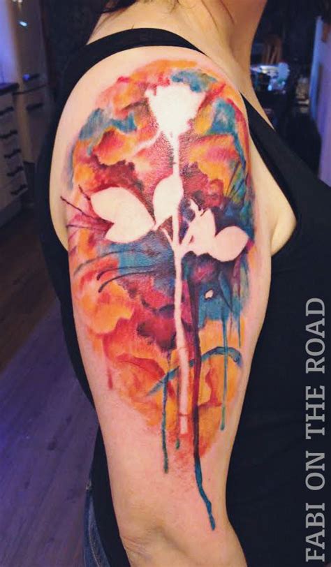 40 Cute Watercolor Tattoo Designs and Ideas For Temporary