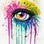 watercolor tattoo eye
