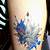 watercolor tattoo lotus