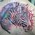watercolor tattoo zebra
