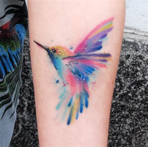 30+ Coolest Watercolor Bird Tattoo Designs and Ideas