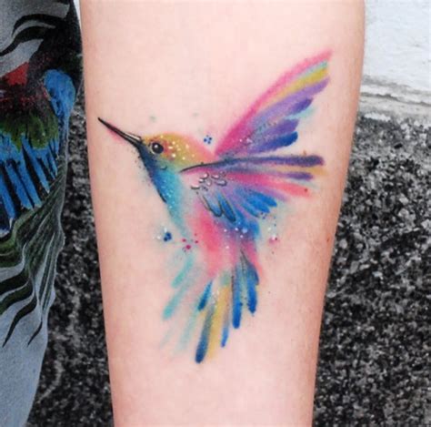 Watercolor hummingbird I did on Tuesday