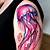 watercolor tattoos jellyfish