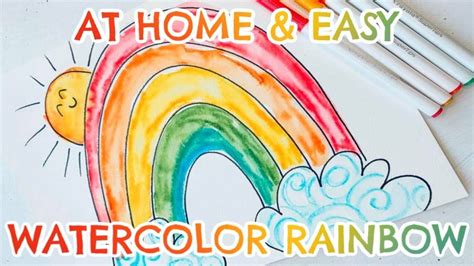 Watercolor Rainbow Painting Tutorial