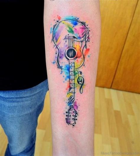 24 Cool Guitar Tattoo Designs Best Tattoo Ideas Gallery