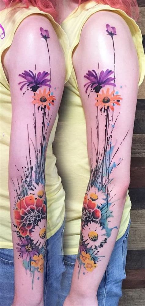 40+ Watercolor Tattoo Designs, Ideas Design Trends