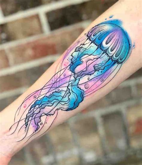 Jellyfish Watercolor Tattoo Images The Style Inspiration