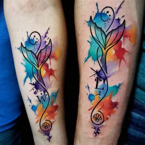 Watercolor Jellyfish Tattoo Jellyfish tattoo, Watercolor