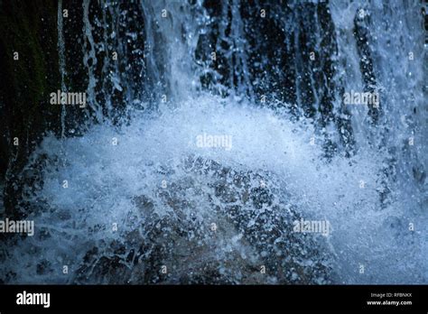 waterfall splashing water