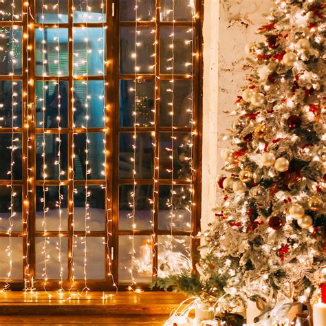 Waterfall Window Xmas Lights