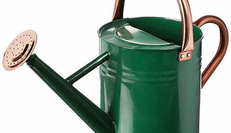 Green Watering Can With Copper Details transparent PNG - StickPNG