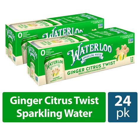 waterloo ginger citrus twist