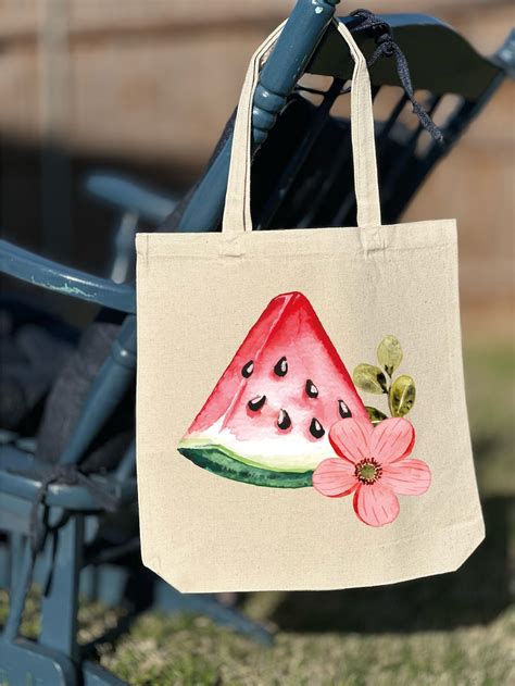 watermelon canvas bag
