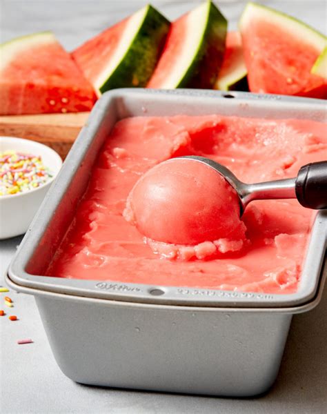 watermelon ice cream recipe ice cream maker