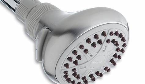 Waterpik Ecoflow 4 Spray Settings Handheld Shower Head, , 60in Hose,