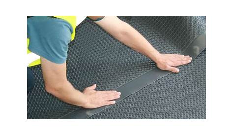 Uncoupling Membrane Tile Floor Underlayment Roll 1/8" 64.5sqft Water C