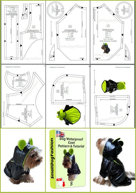 Waterproof Dog Coat Pattern