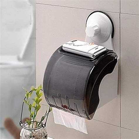 Waterproof creative toilet paper holder bathroom tissue shelf storage