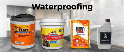 waterproofing brands in india