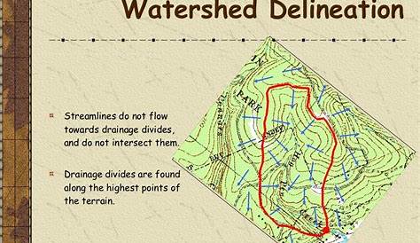 5 An example of watershed delineation on the Oconaluftee