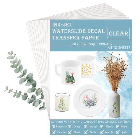 Waterslide Paper For Inkjet Printer